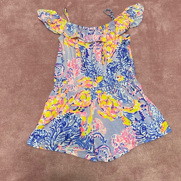 Lilly Pulitzer Romper (girls' size XL) - Picture 2 of 5